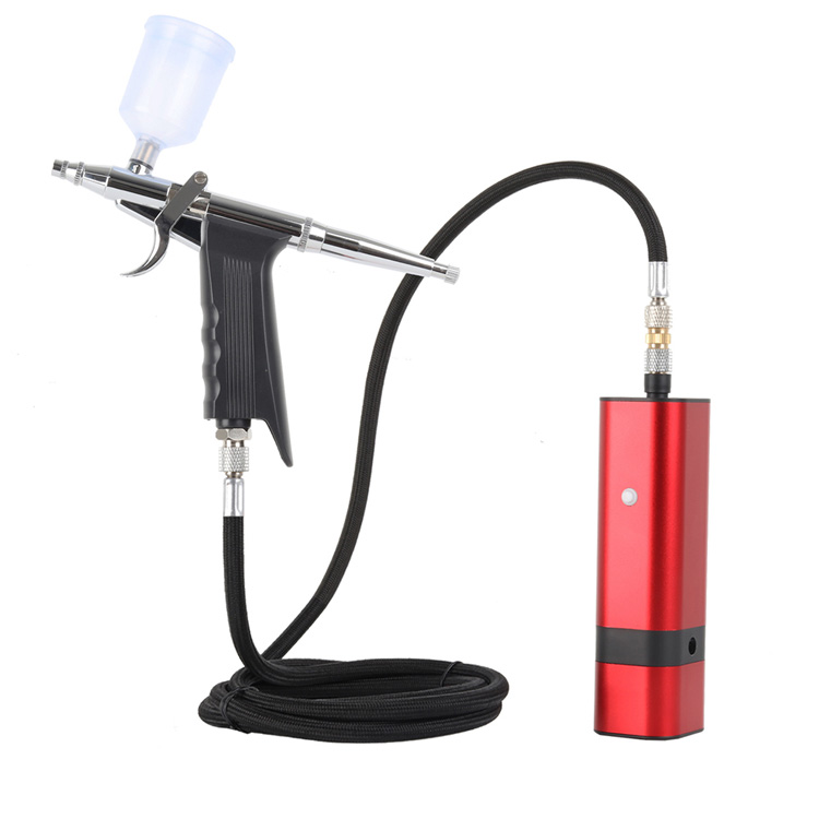 Auto Airbrush-sett med USB-ladeledning for sminke