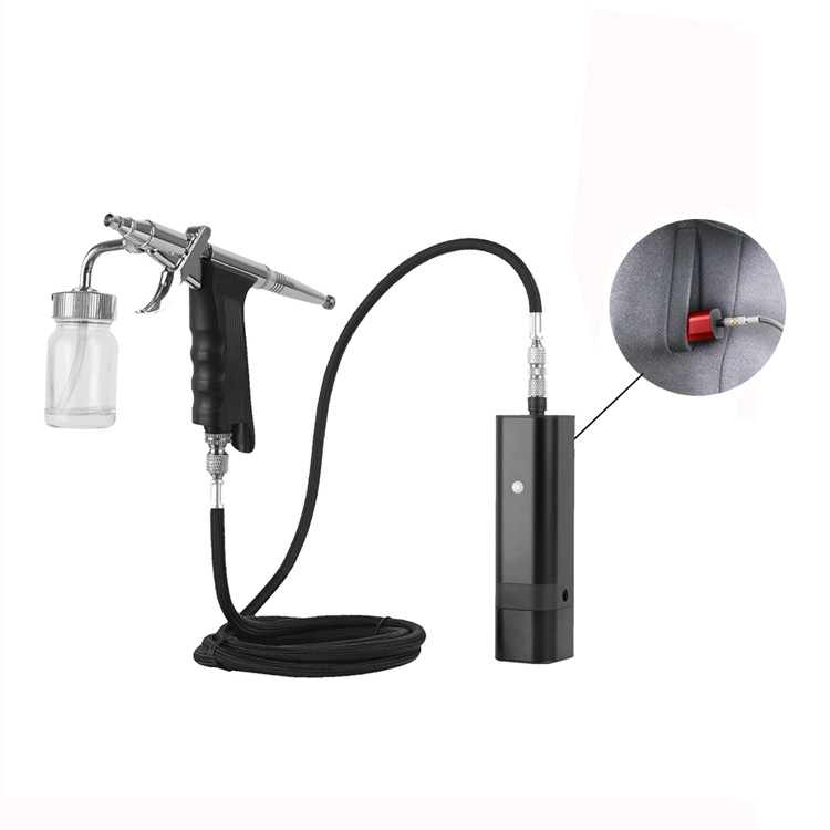Auto Cordless Airbrush Make Up Kit med sidematekopp