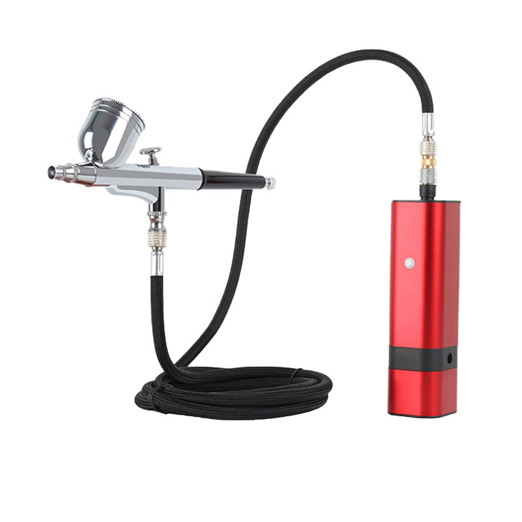 Automatisk Airbrush Kit med Dual-Action Airbrush Pistol trådløs