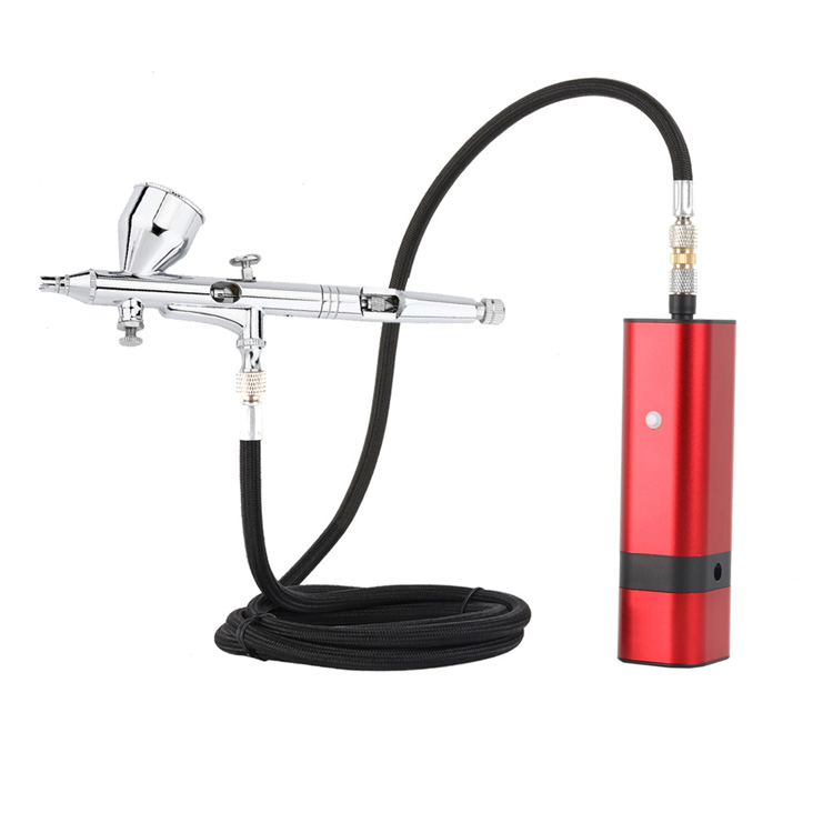 Bærbart Airbrush-sett med avtrekkertype Airbrush-pistol med håndtak